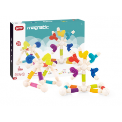 Jogo Bricks Construções Magnéticas STEAM 26 Peças