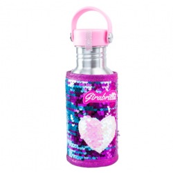 Garrafa Agua Coração Girabrilla 500ml