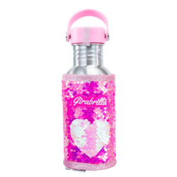Garrafa Agua Coração Girabrilla 500ml