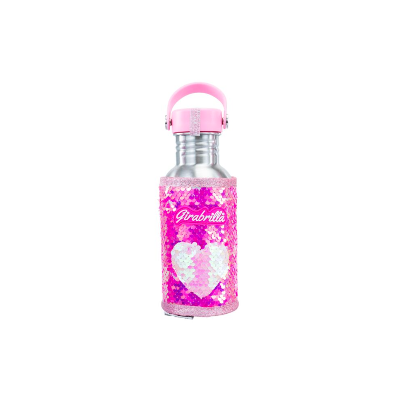 Garrafa Agua Coração Girabrilla 500ml