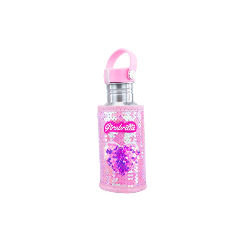 Garrafa Agua Coração Girabrilla 500ml