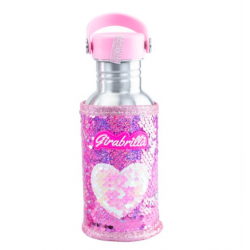 Garrafa Agua Coração Girabrilla 500ml