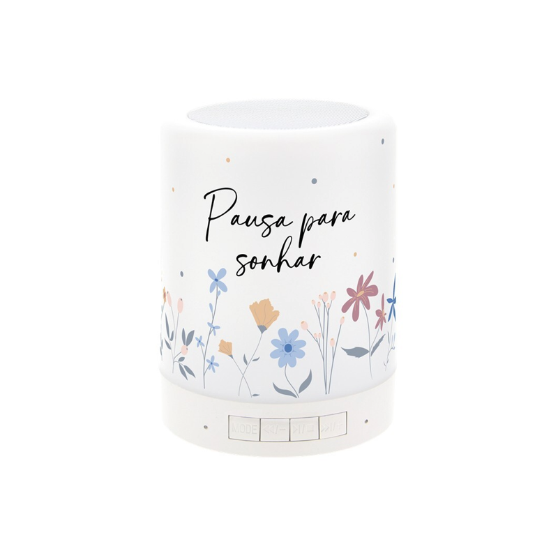 Lâmpada Coluna Bluetooth "Pausa para Sonhar"