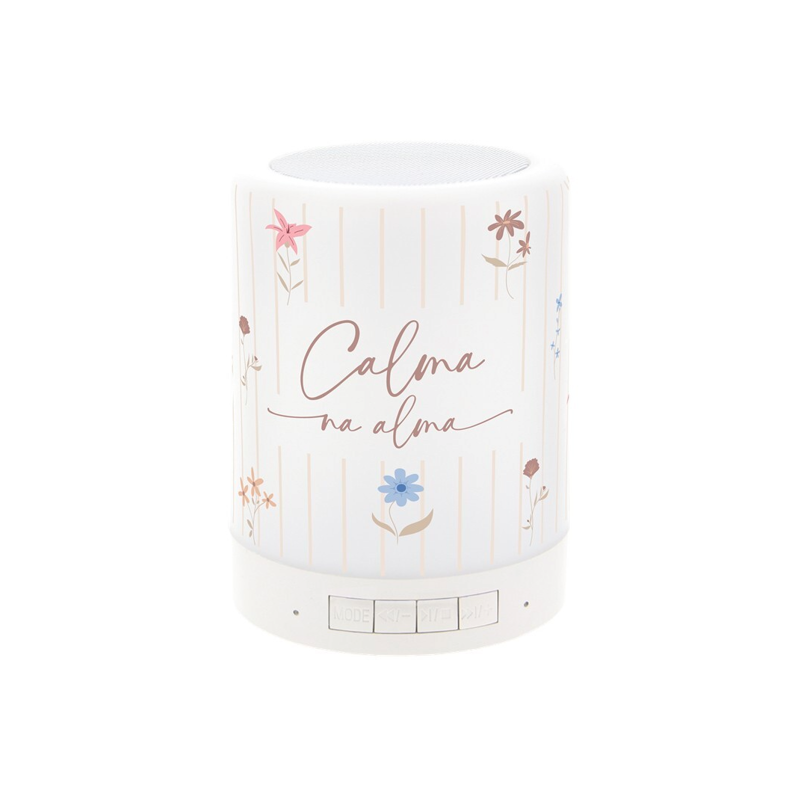 Lâmpada Coluna Bluetooth "Calma na Alma"