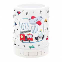 Lâmpada Coluna Bluetooth -...