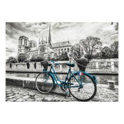 Puzzle Bicicleta Junto a Notre-Dame 500 Peças