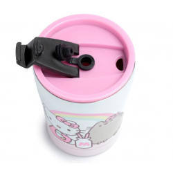 Copo Térmico Aço Inoxidável Hello Kitty & Pusheen 300 ML