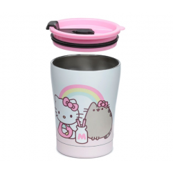 Copo Térmico Aço Inoxidável Hello Kitty & Pusheen 300 ML