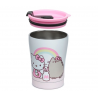 Copo Térmico Aço Inoxidável Hello Kitty & Pusheen 300 ML