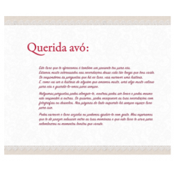 Livro Avó, fala-me de ti