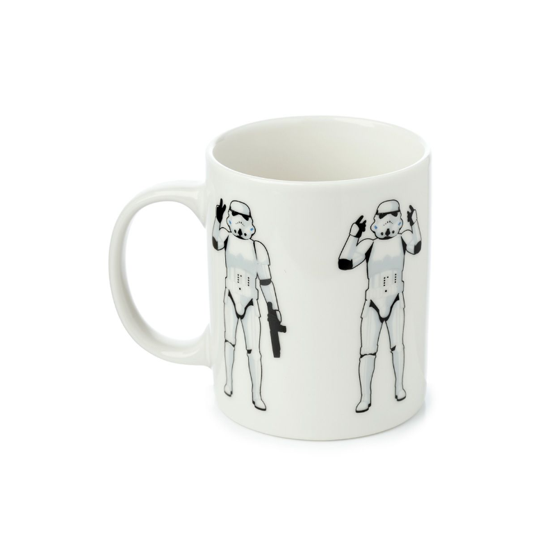 Caneca de Porcelana Stormtrooper Original Branco