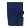 Carteira Cartões C-Secure RFID Vintage Azul