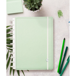Caderno Inteligente Verde Pastel Grande