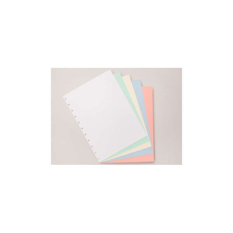 Folhas coloridas Grandes para Caderno Inteligente