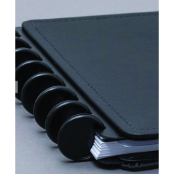 Discos e elástico preto G para o Caderno Inteligente