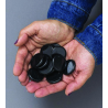 Discos e elástico preto G para o Caderno Inteligente