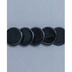 Discos e elástico preto G para o Caderno Inteligente