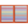 Capa e contracapa Média arco-íris pastel para planner do Caderno Inteligente