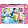 Puzzles Progressivos Princesas Disney 12+16+20+25