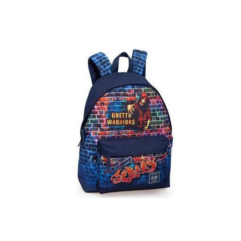 Mochila Escolar Getto Warriors Delbag