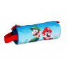 Estojo Redondo Mário e Luigi Super Mário Bros