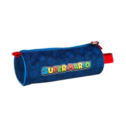 Estojo Redondo Mário e Luigi Super Mário Bros