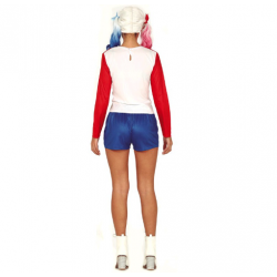 Fato de Crazy Harley Quinn - Adulto