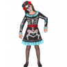 Fato Caveira Mexicana Menina
