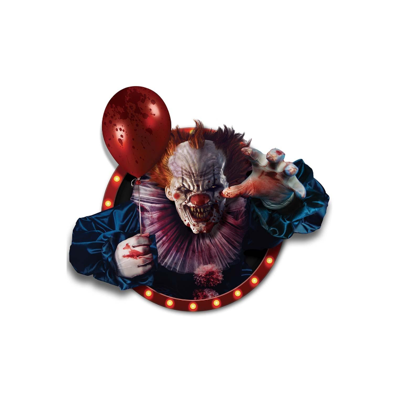 Decoração de Parede Palhaço do Terror 70x80 CM