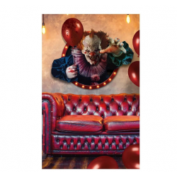 Decoração de Parede Palhaço do Terror 70x80 CM