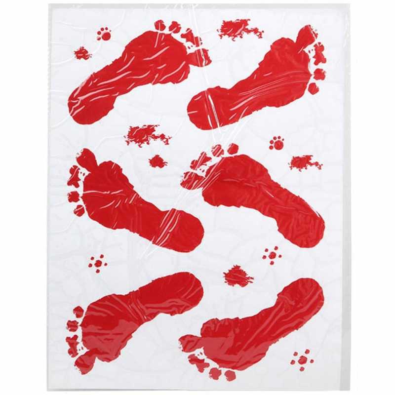 Autocolantes Pés e Pingos de Sangue