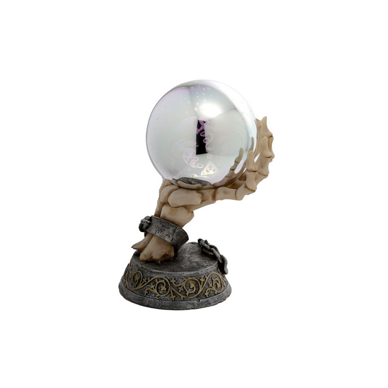 Esqueleto Mão LED Metálico Orbe