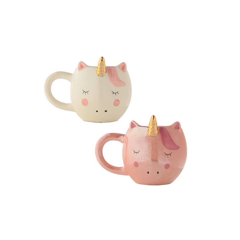Caneca Cerâmica com forma de Unicórnio