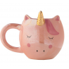 Caneca Cerâmica com forma de Unicórnio