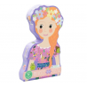 Puzzle Floss & Rock Formas 40 Peças - Princesas