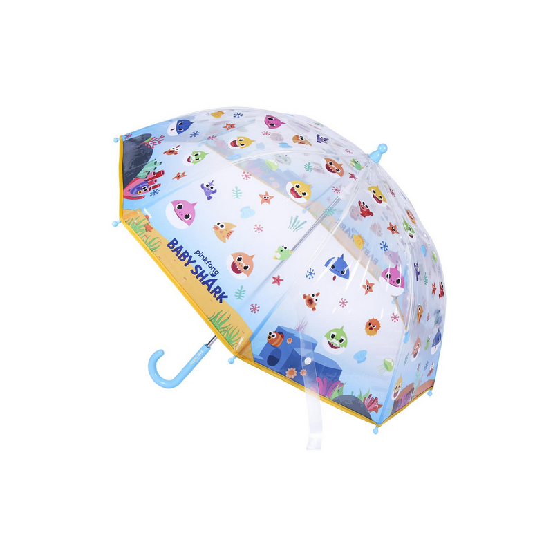 Guarda-Chuva Manual Baby Shark Transparente
