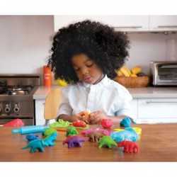 Kit Plasticina Terra dos Dinossauros - Tutti Frutti