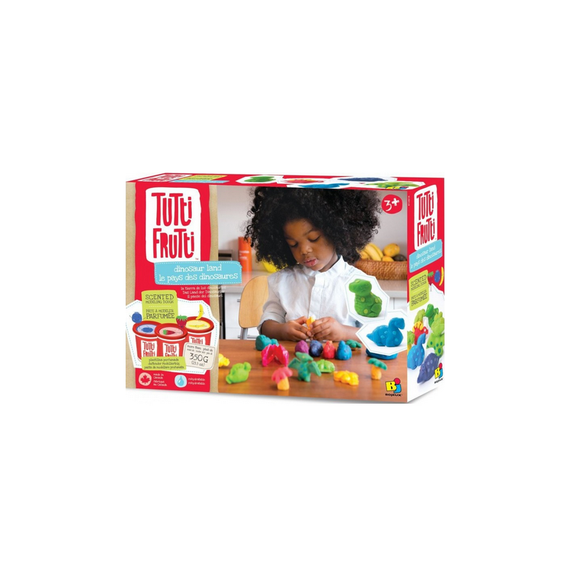 Kit Plasticina Terra dos Dinossauros - Tutti Frutti