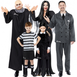 Fato e Peruca Morticia Adams, Adulto