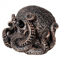 Caveira de Bronze Polvo